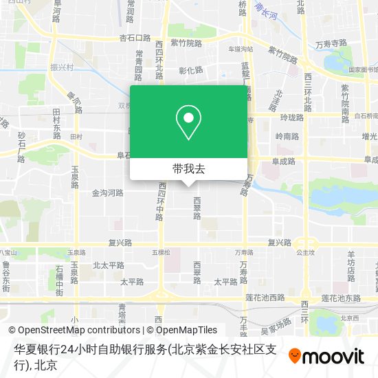 华夏银行24小时自助银行服务(北京紫金长安社区支行)地图