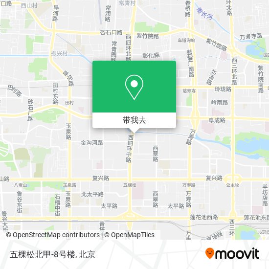 五棵松北甲-8号楼地图