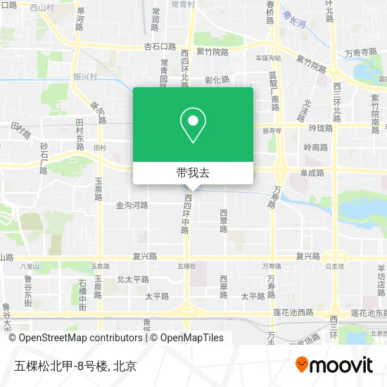 五棵松北甲-8号楼地图