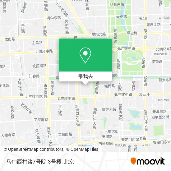 马甸西村路7号院-3号楼地图