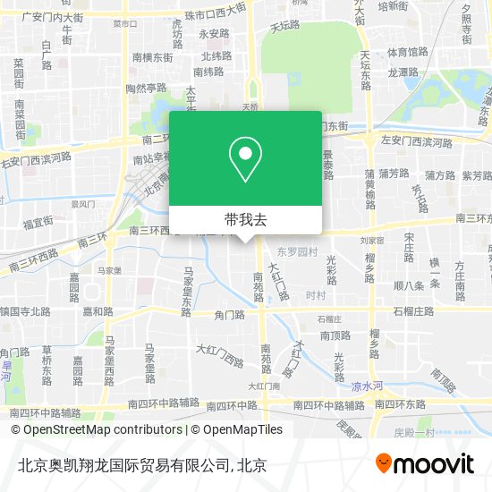 北京奥凯翔龙国际贸易有限公司地图