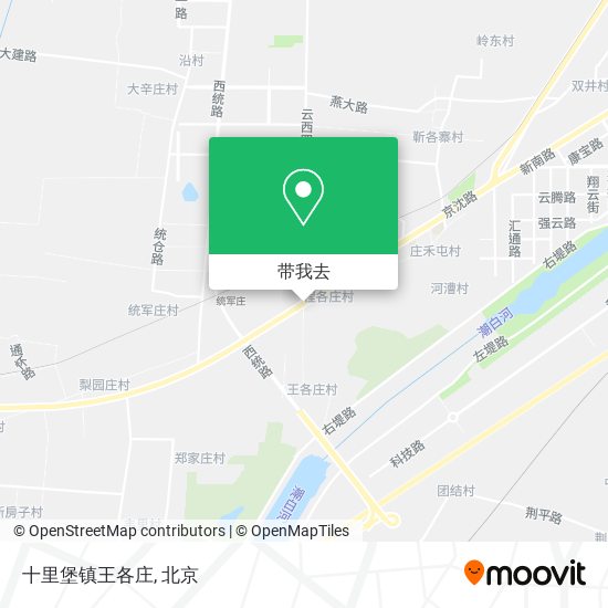 十里堡镇王各庄地图