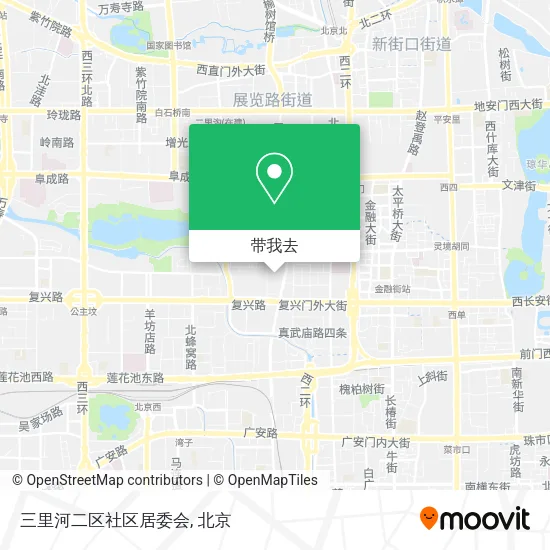 三里河二区社区居委会地图