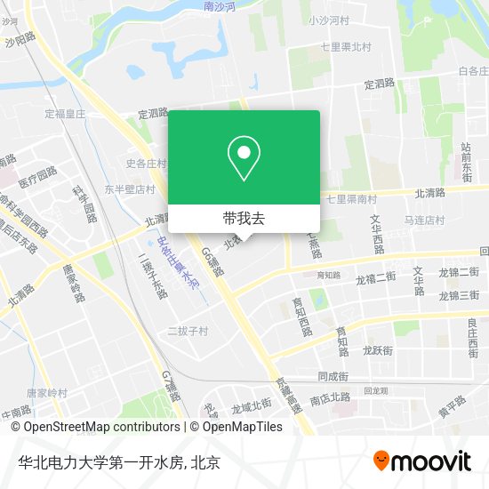 华北电力大学第一开水房地图