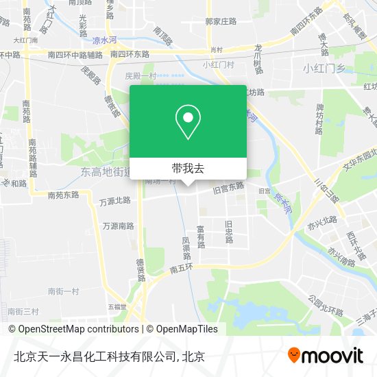 北京天一永昌化工科技有限公司地图