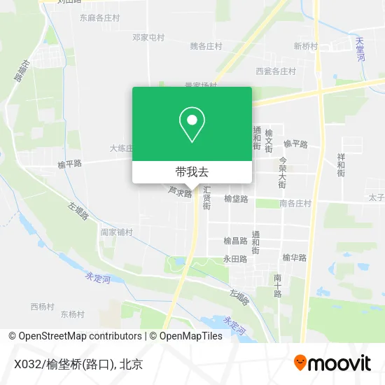 X032/榆垡桥(路口)地图