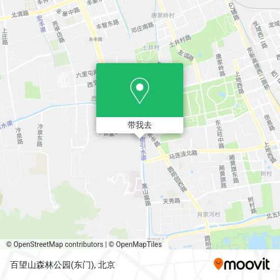 百望山森林公园(东门)地图