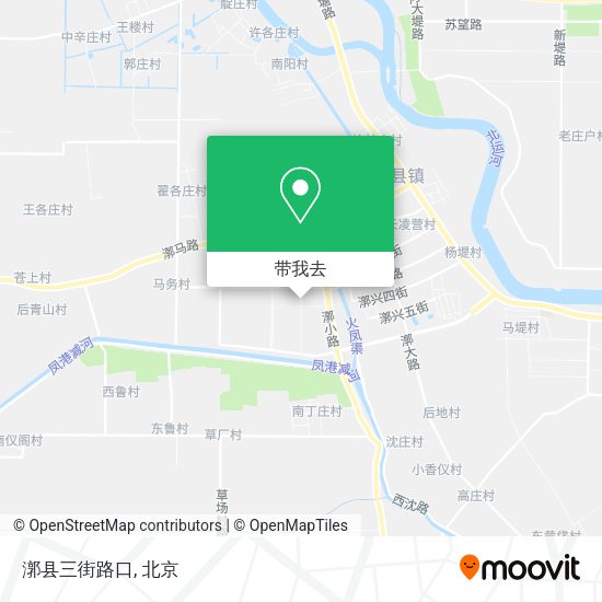 漷县三街路口地图