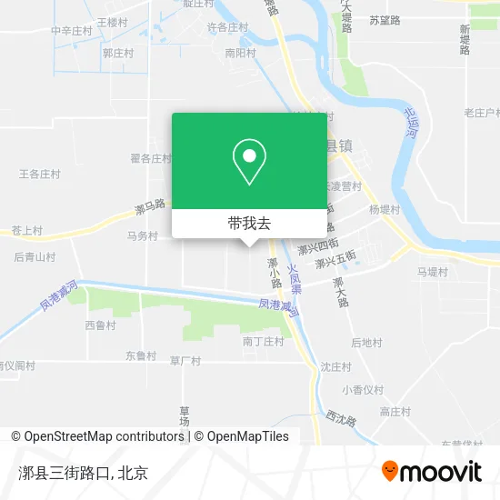 漷县三街路口地图