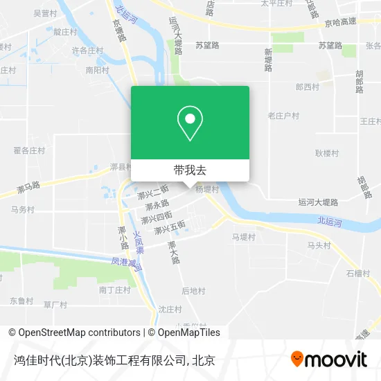 鸿佳时代(北京)装饰工程有限公司地图