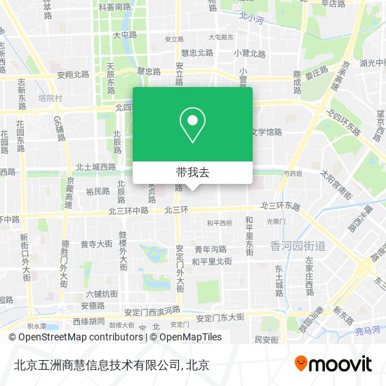 北京五洲商慧信息技术有限公司地图