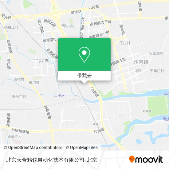 北京天合精锐自动化技术有限公司地图