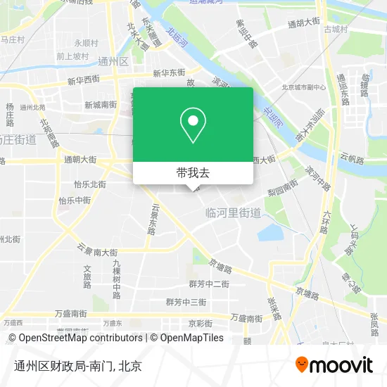 通州区财政局-南门地图