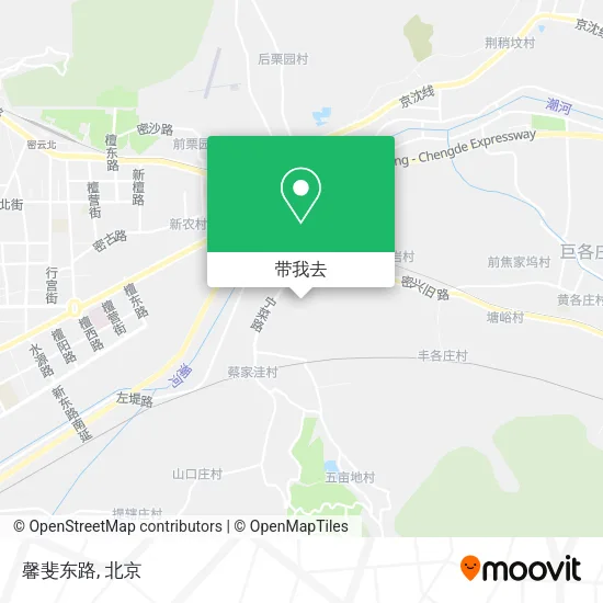 馨斐东路地图