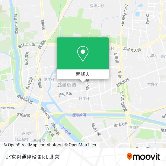 北京创通建设集团地图