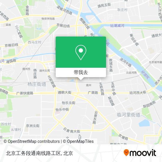 北京工务段通南线路工区地图