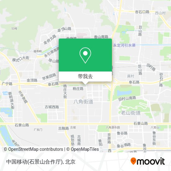 中国移动(石景山合作厅)地图