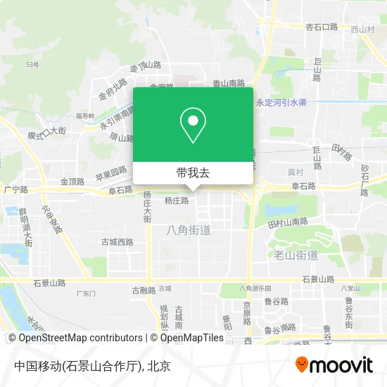 中国移动(石景山合作厅)地图