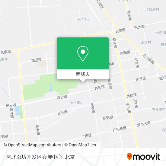河北廊坊开发区会展中心地图