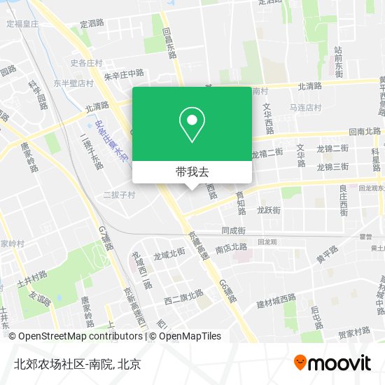 北郊农场社区-南院地图