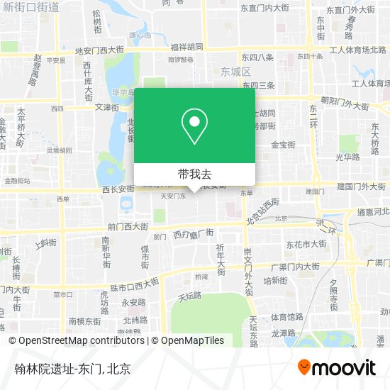翰林院遗址-东门地图