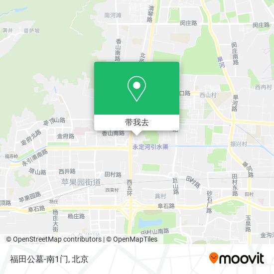 福田公墓-南1门地图