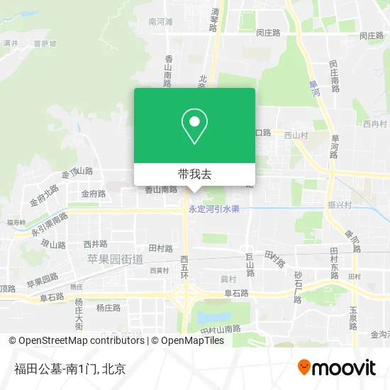 福田公墓-南1门地图