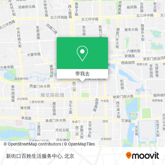 新街口百姓生活服务中心地图