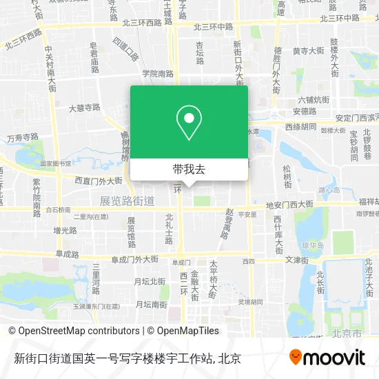 新街口街道国英一号写字楼楼宇工作站地图