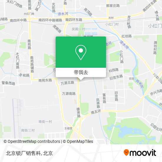 北京锁厂销售科地图
