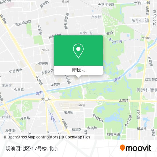 观澳园北区-17号楼地图