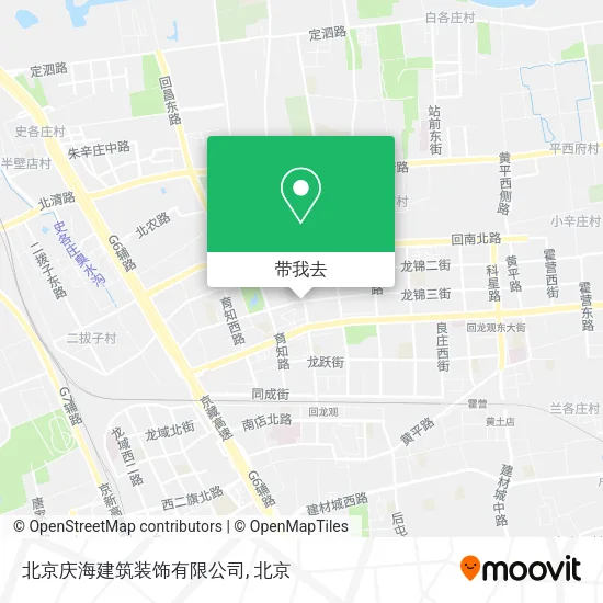 北京庆海建筑装饰有限公司地图