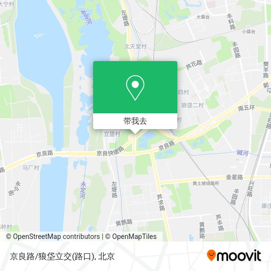 京良路/狼垈立交(路口)地图