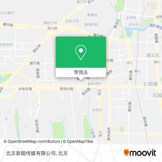 北京新能传媒有限公司地图