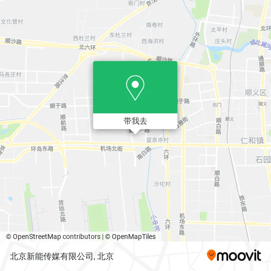 北京新能传媒有限公司地图