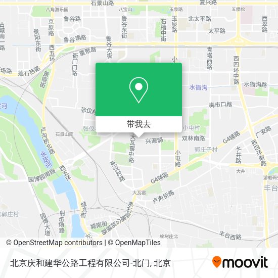 北京庆和建华公路工程有限公司-北门地图