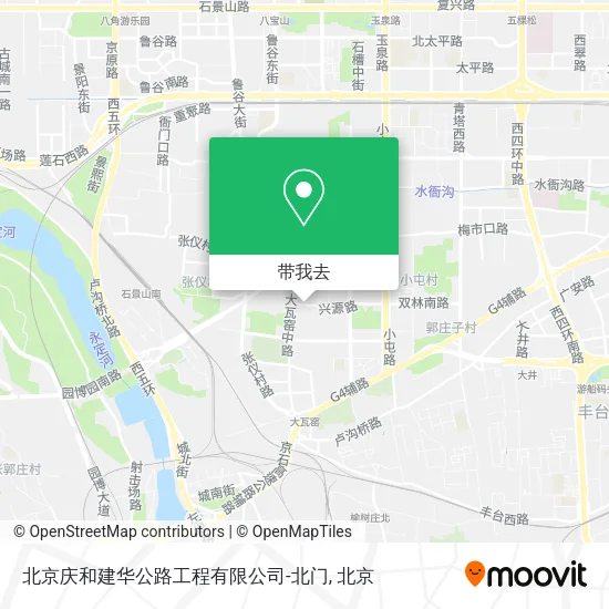 北京庆和建华公路工程有限公司-北门地图
