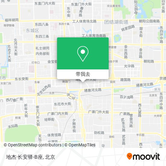 地杰·长安驿-B座地图