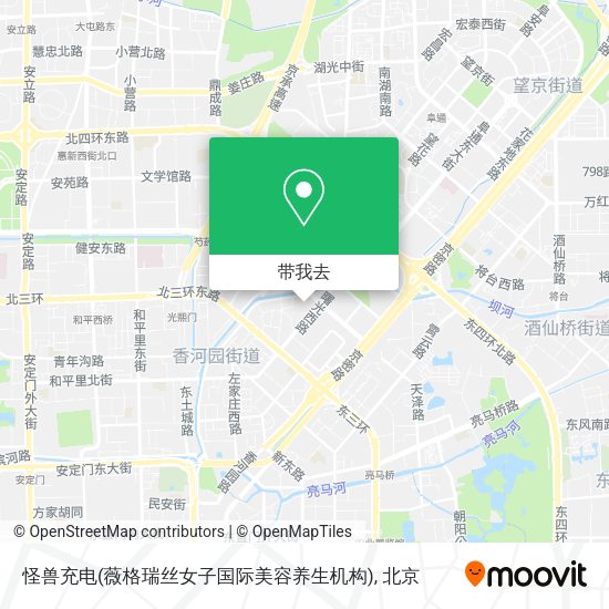 怪兽充电(薇格瑞丝女子国际美容养生机构)地图