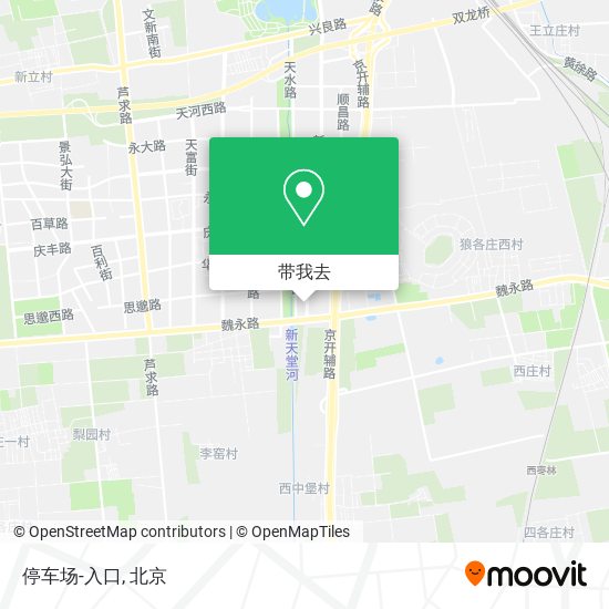 停车场-入口地图