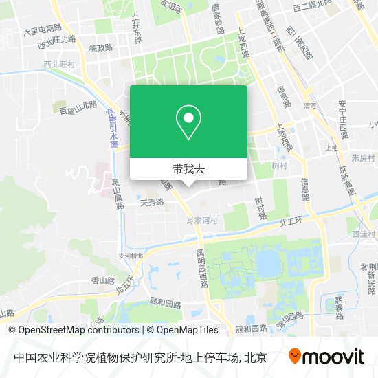 中国农业科学院植物保护研究所-地上停车场地图