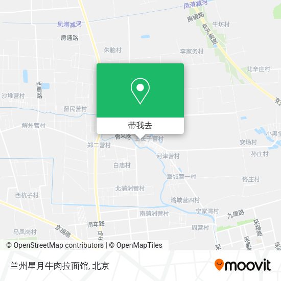 兰州星月牛肉拉面馆地图