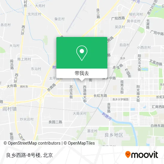 良乡西路-8号楼地图
