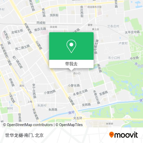 世华龙樾-南门地图