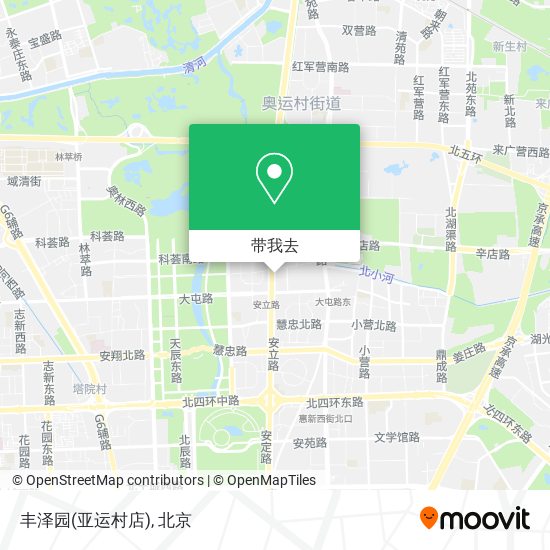 丰泽园(亚运村店)地图