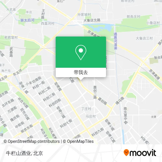 牛栏山酒业地图