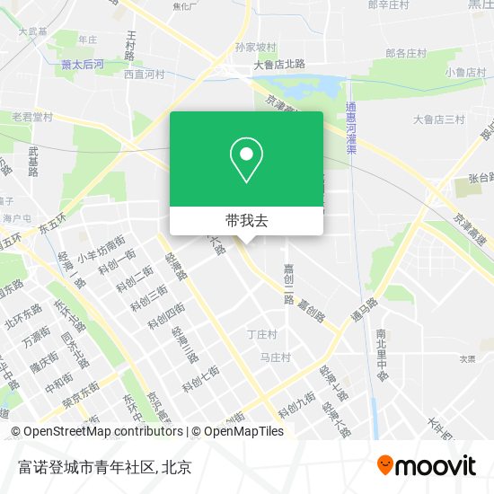 富诺登城市青年社区地图