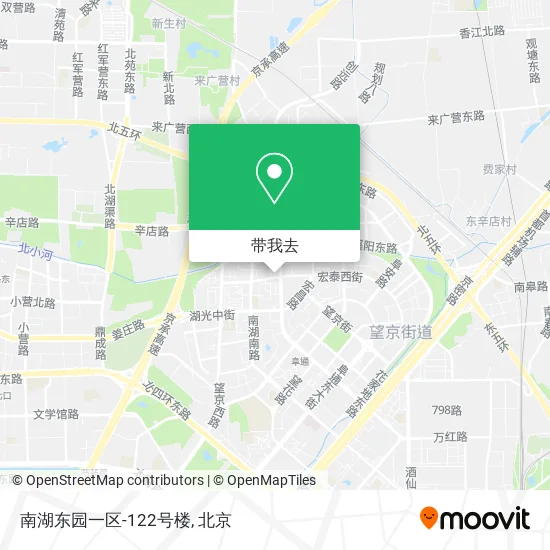 南湖东园一区-122号楼地图