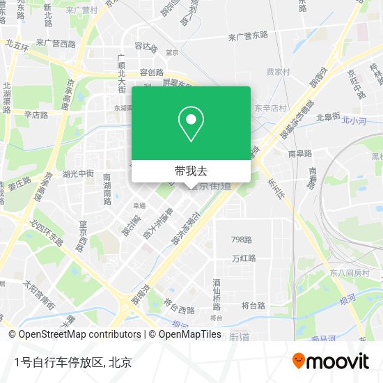 1号自行车停放区地图