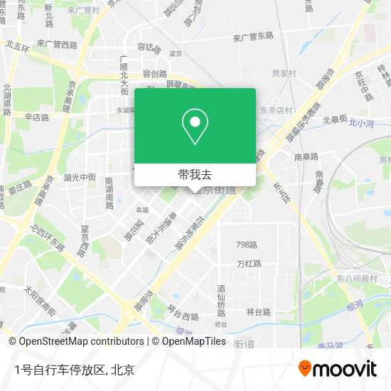 1号自行车停放区地图